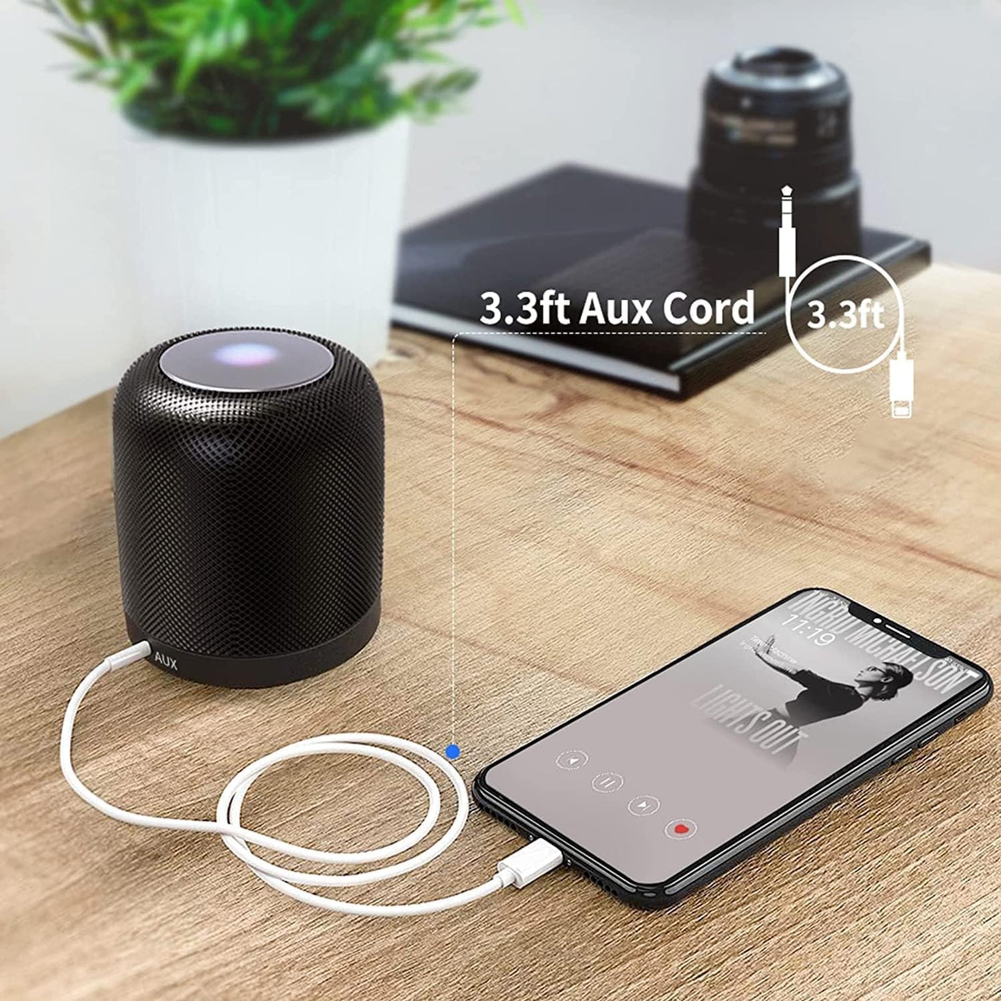 Apple Cable Lightning a Conector Jack Audífonos