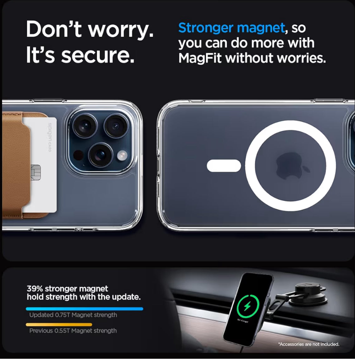 Spigen Ultra Hybrid - Frost Clear Cobertor de iPhone 15 Pro