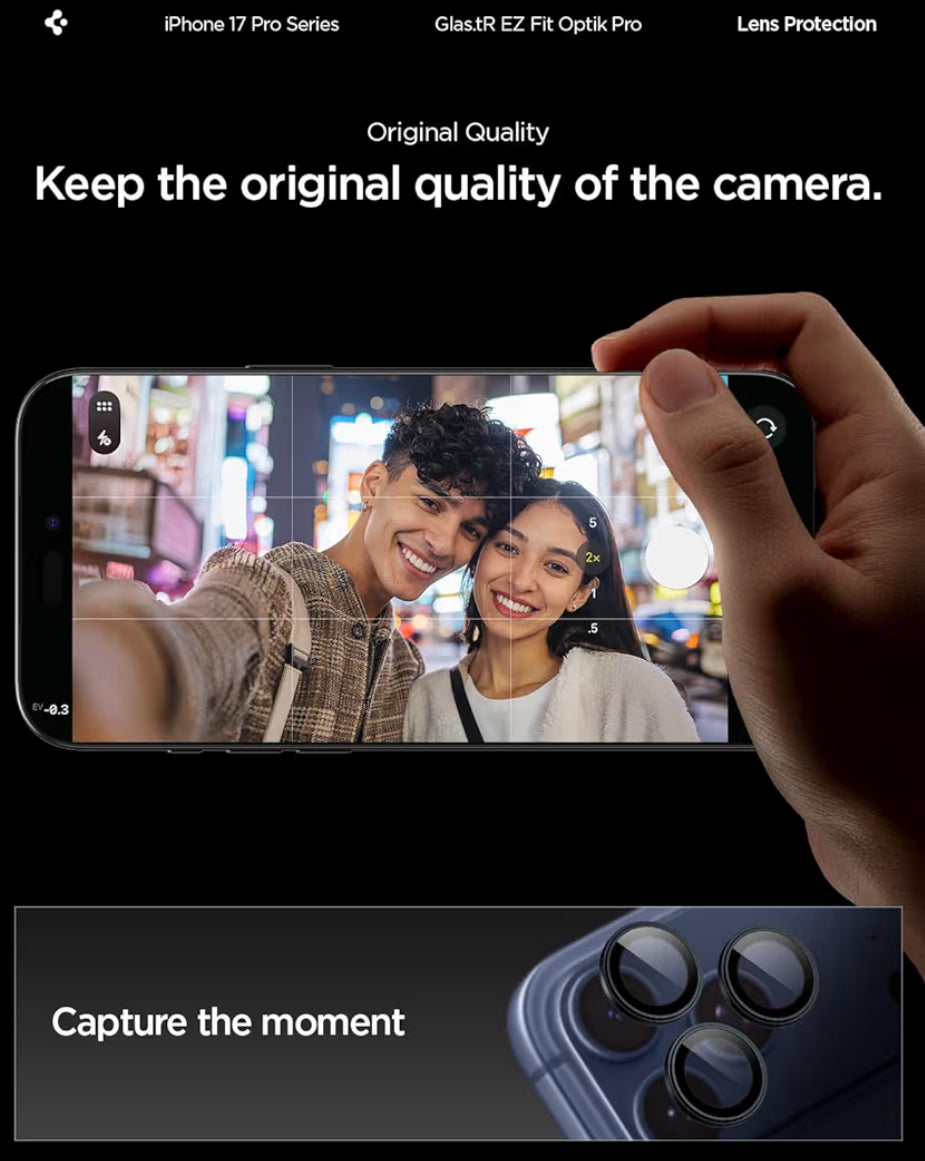 Spigen Lentes de iPhone 17/16/15/14 Pro Max - 17/16/15/14 Pro