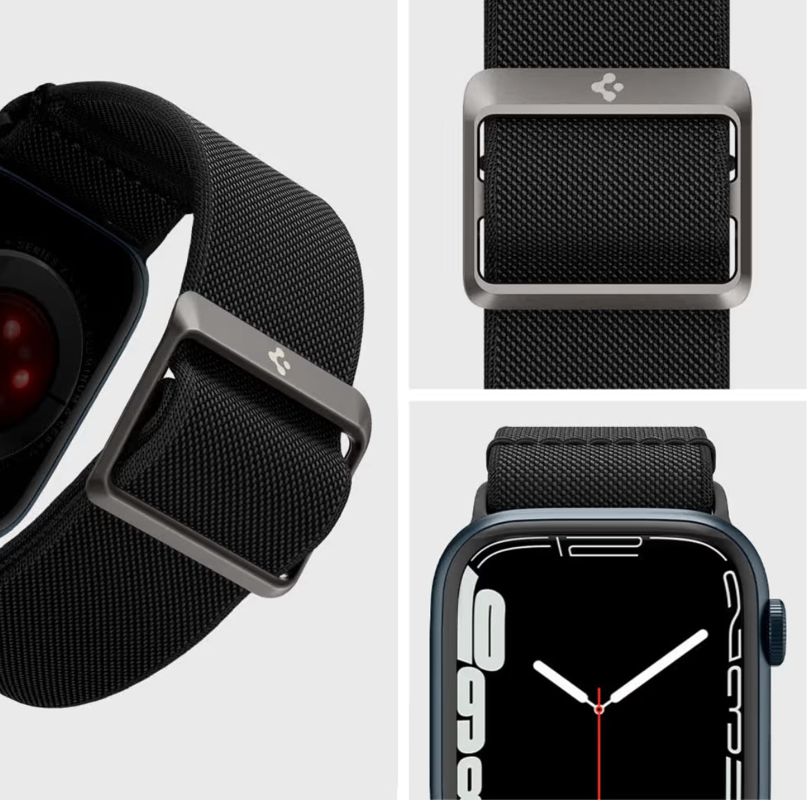 Spigen Apple Watch Banda negra Serie (49/46/45/44 mm)