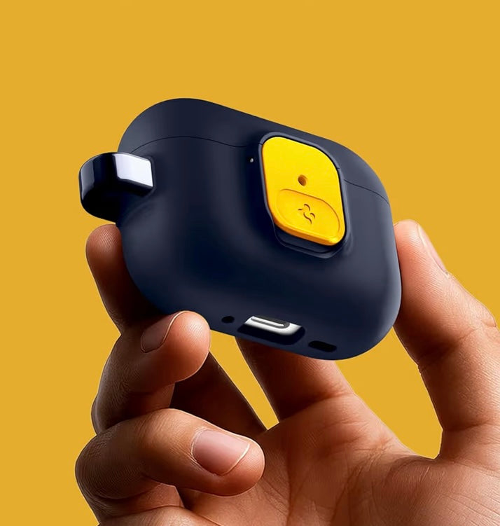 Spigen cobertor compatible con AirPods Pro 3, Nano Pop en Azul marino