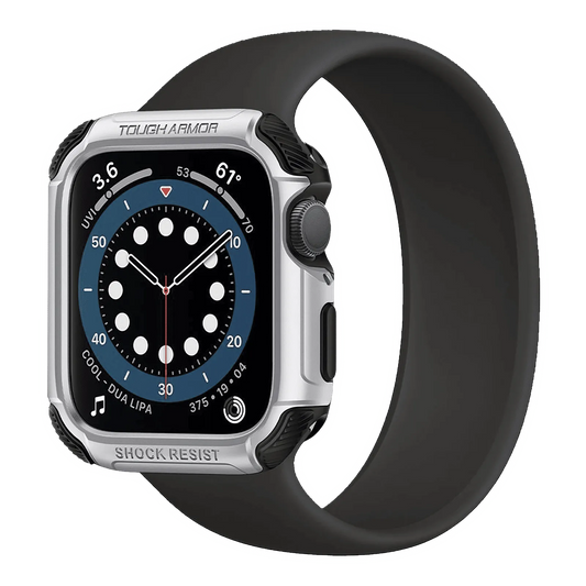 Spigen Funda Rígida Diseñada para Apple Watch de 44 mm                      Serie 6/SE/5/4 - Plata