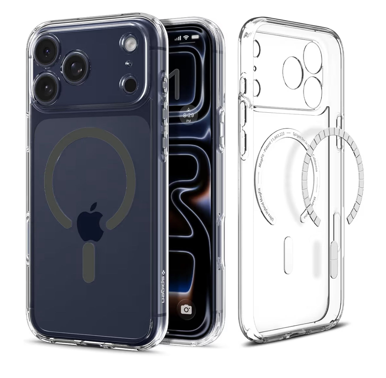 Spigen Ultra Hybrid cobertor de iPhone 17 Pro - Transparente