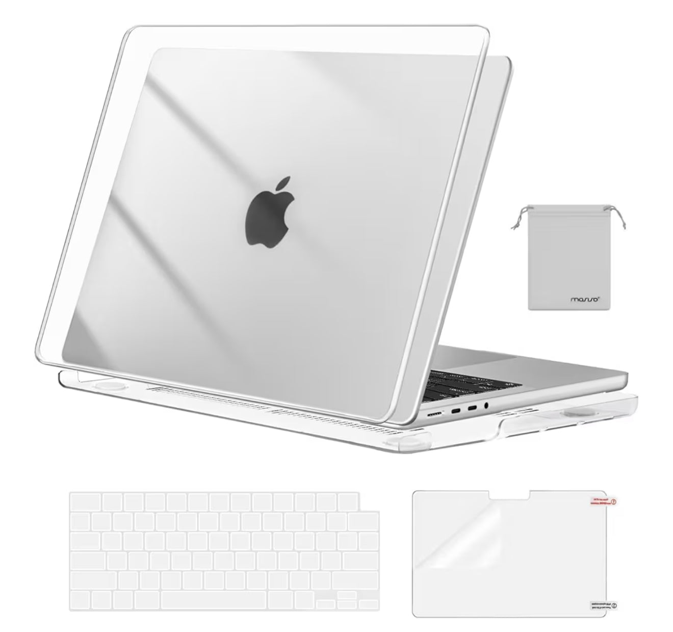 MOSISO Compatible con MacBook Pro de 14 pulgadas 2025 2024 2023 2022 2021 M5 M4 M3 M2 M1 A3434 A3112 A3185 A3401 A2918 A2992 A2779 A24444 2, cáscara dura y Cubierta de teclado y película de pantalla