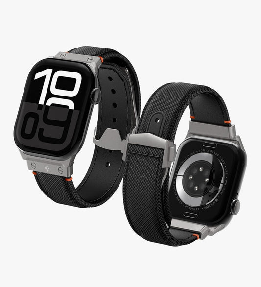 Spigen Banda de hebilla en D clásico para Apple Watch Serie (49/46/45/44 mm)