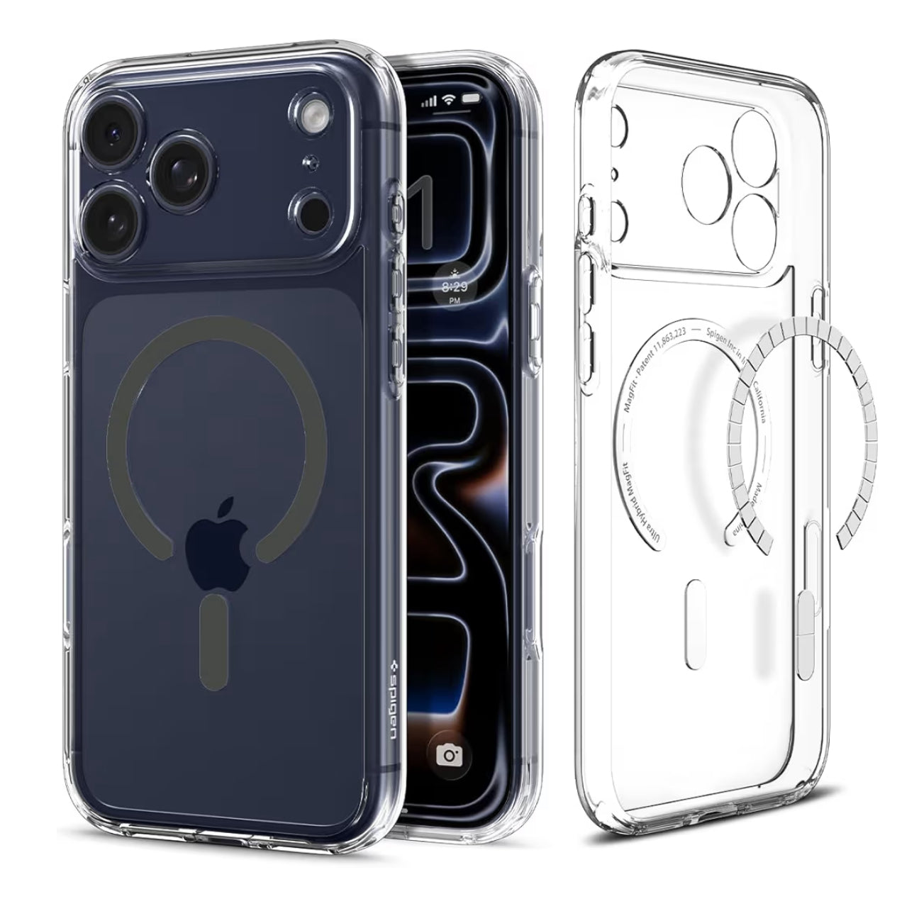 Spigen Ultra Hybrid cobertor de iPhone 17 Pro Max - Transparente