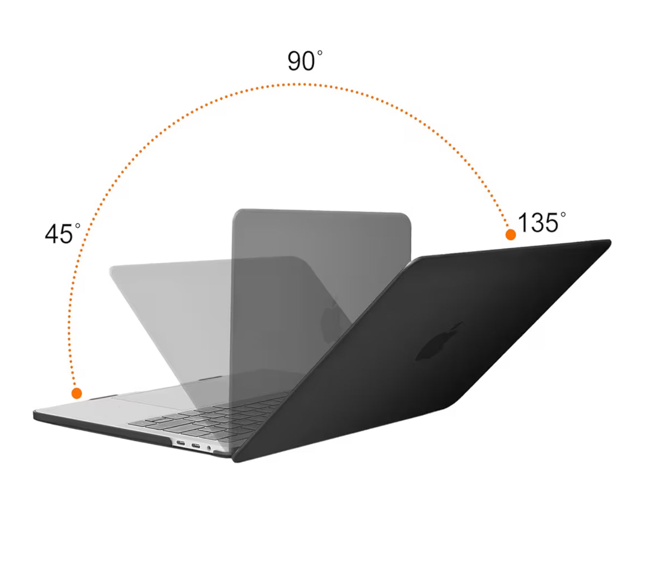 MOSISO - Cobertor rígida de plástico, cubierta de teclado, protector de pantalla y bolsa de almacenamiento para MacBook Pro 13 pulgadas/33 cm
