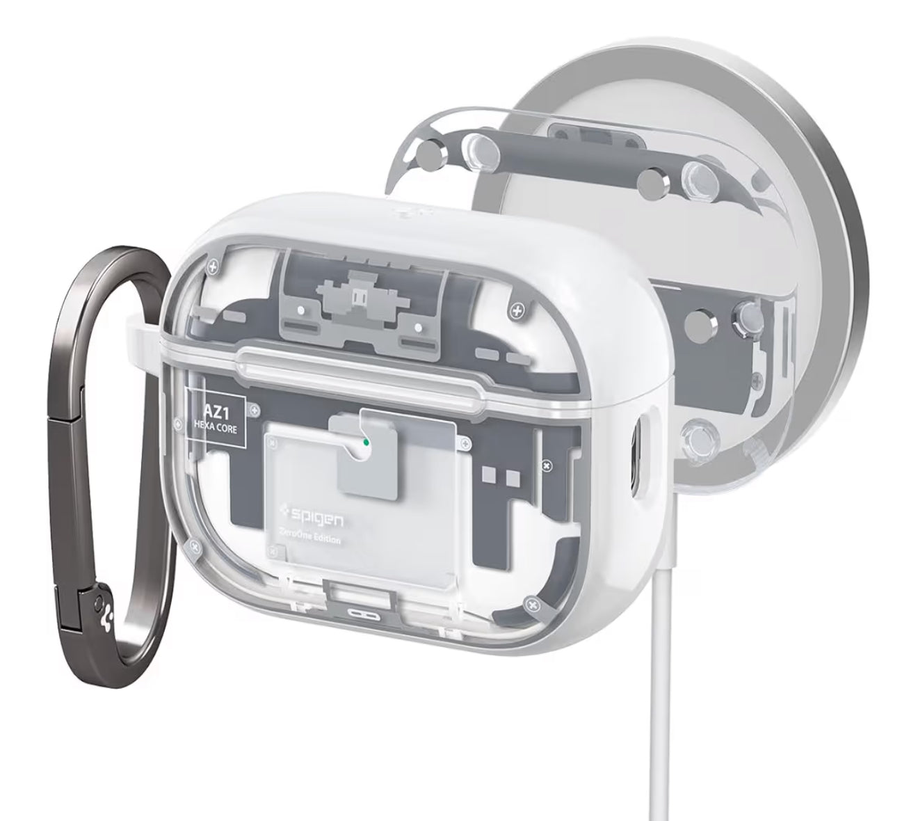 Spigen Ultra Hybrid cobertor magnético de AirPods Pro 2ª Gen 2022/2023