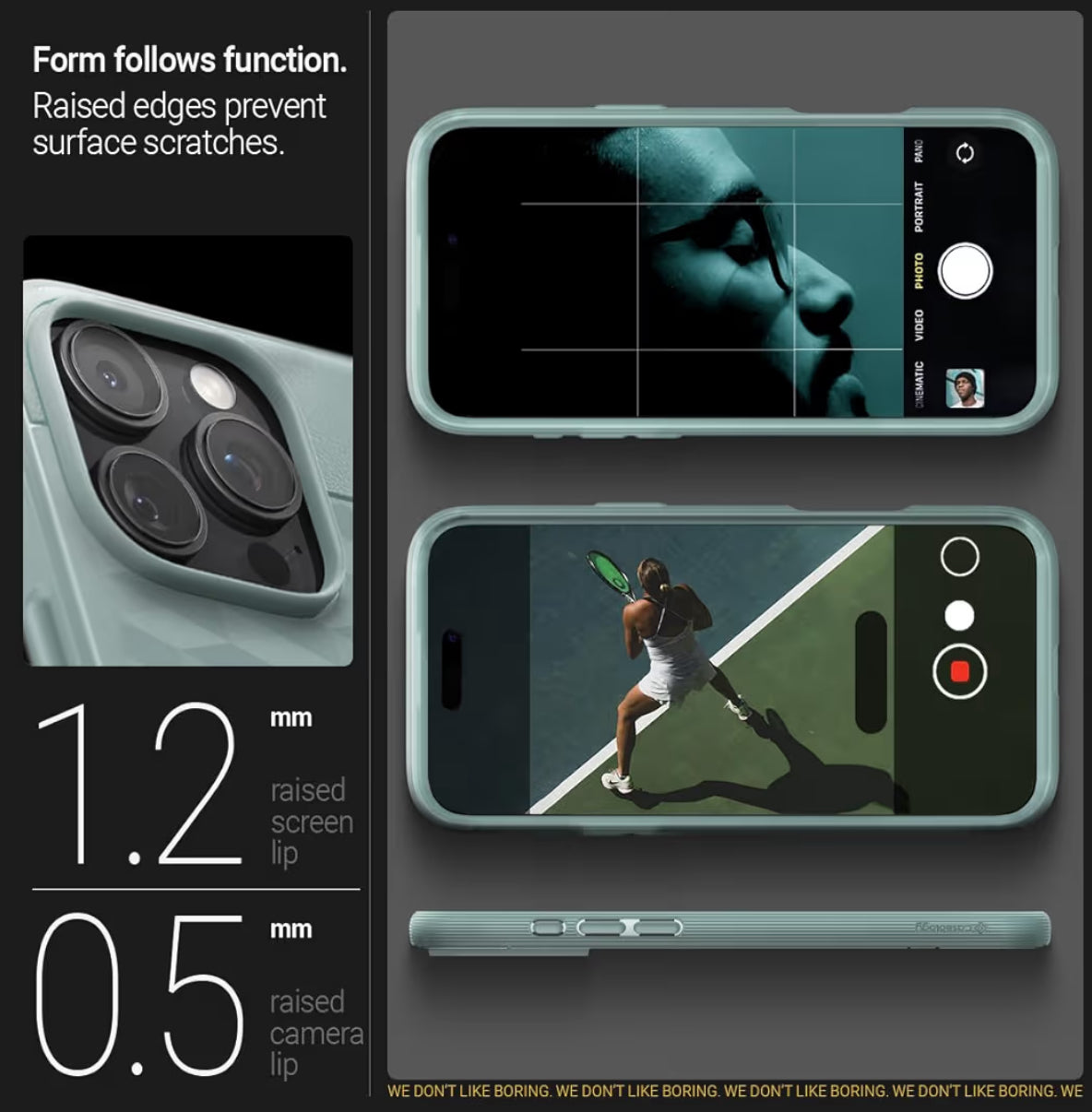 Caseology Parallax MagSafe cobertor de iPhone 16 Pro Max Verde sage