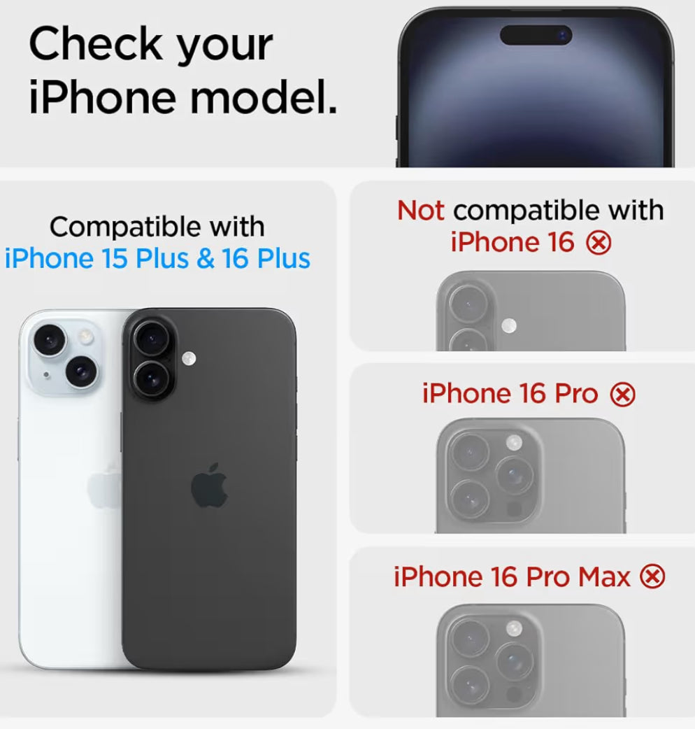 Spigen Vidrio Templado para iPhone 16 Plus/15 Plus