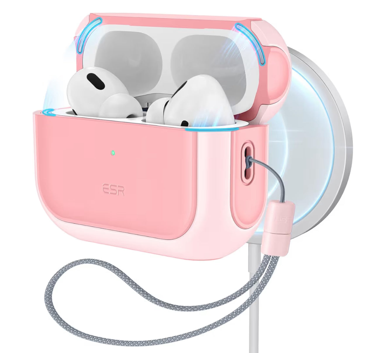 ESR Cobertor ÓRBIT de AirPods Pro 2nd Gen Rosa