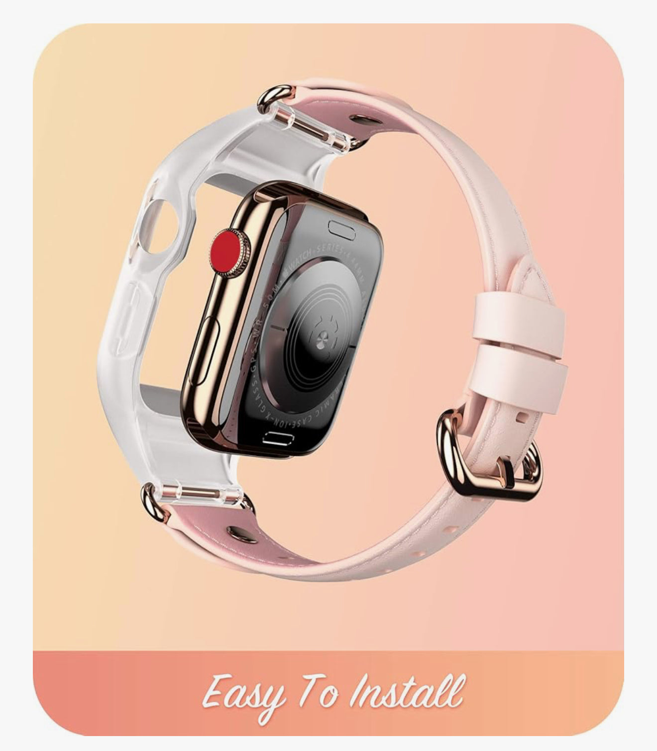 Banda Apple Watch Cosmo para 38 mm Cuero + TPU