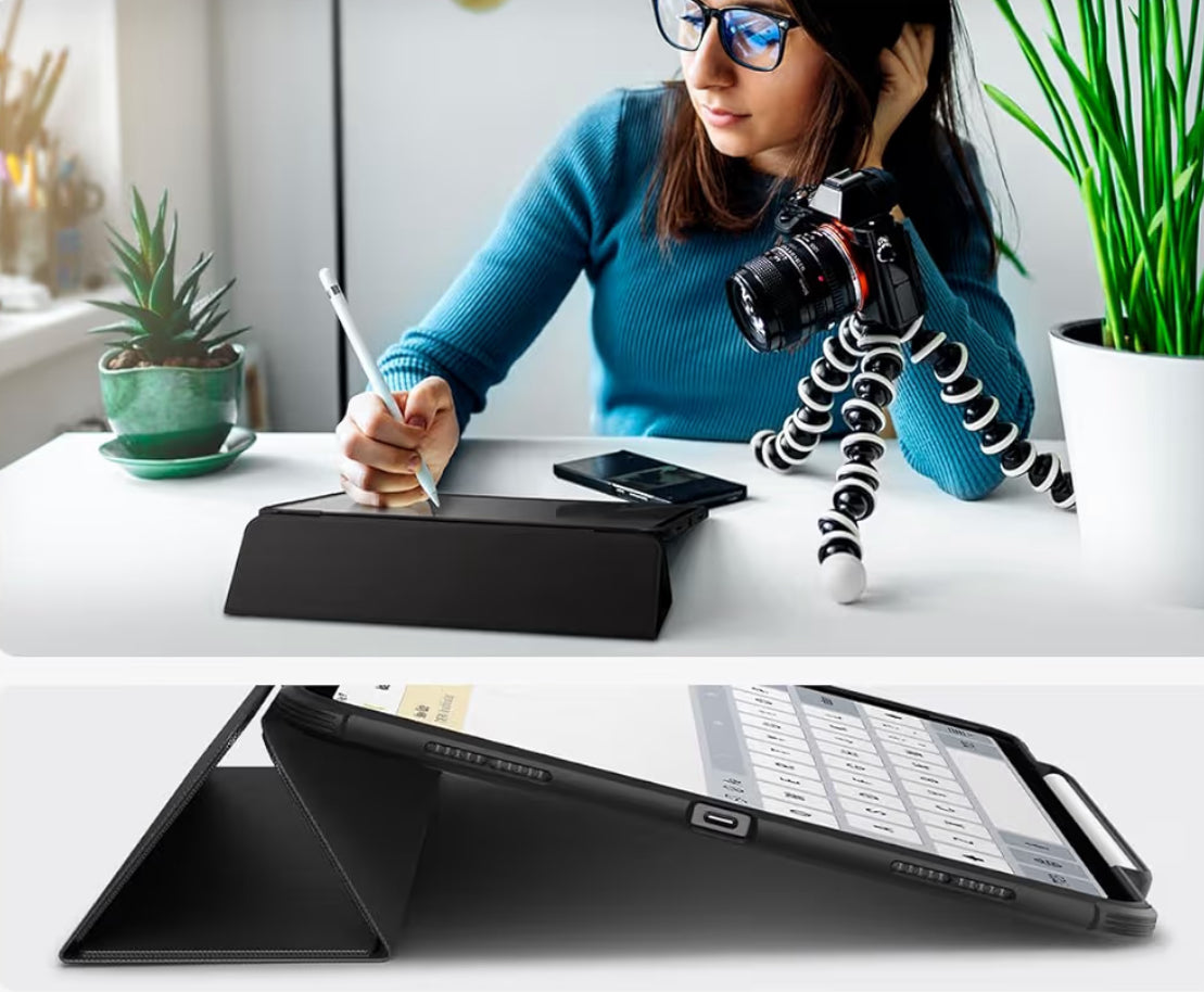 Spigen cobertor de iPad Air 13 Pulgadas RUGGED Armor en Negro