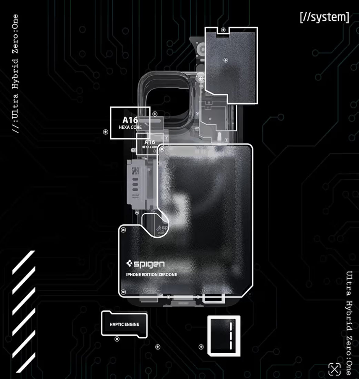 Spigen Ultra Hybrid Cobertor de iPhone 14 Pro - Zero One