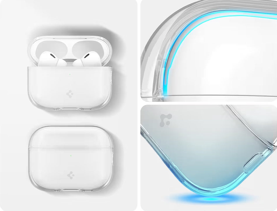 Spigen cobertor de AirPods Pro 3 (2025) incluye Cordon - Transparente