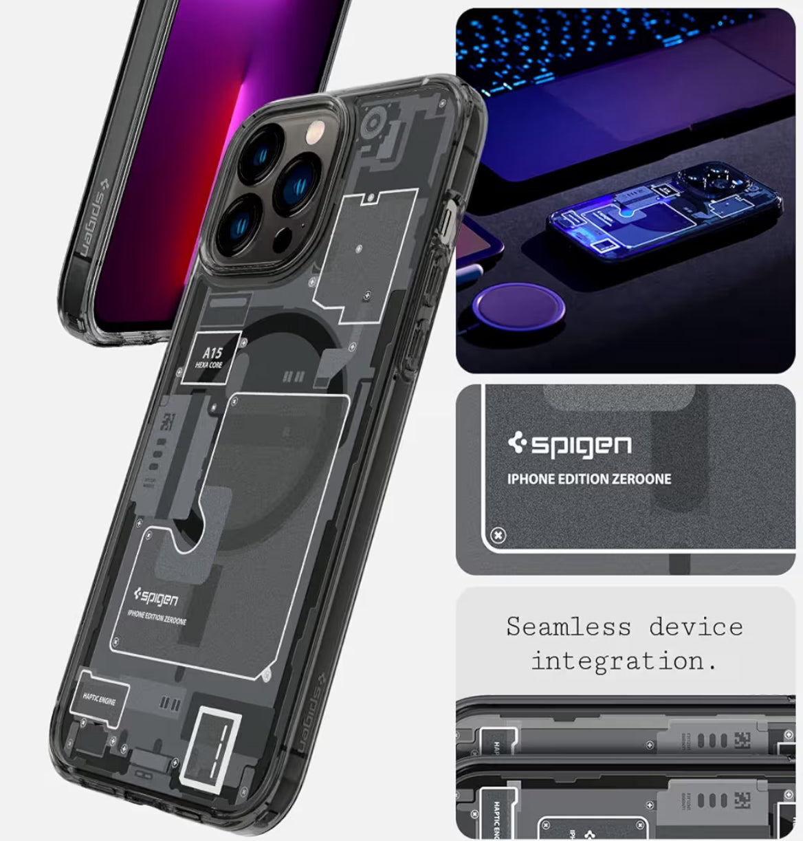 Spigen Ultra Hybrid cobertor para iPhone 13 Pro - Zero One