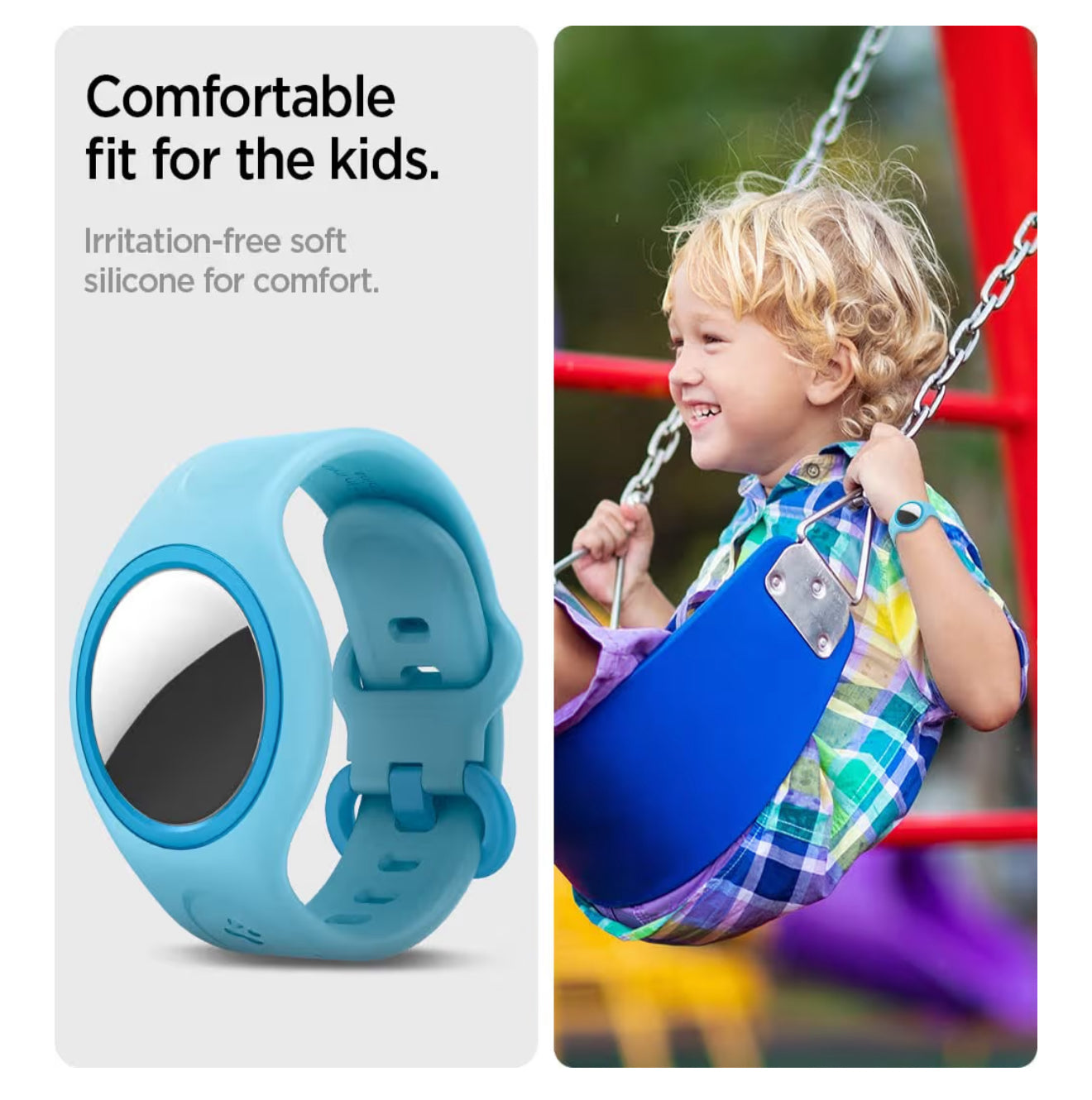 Spigen Brazalete para AirTag infantil de niño y niña
