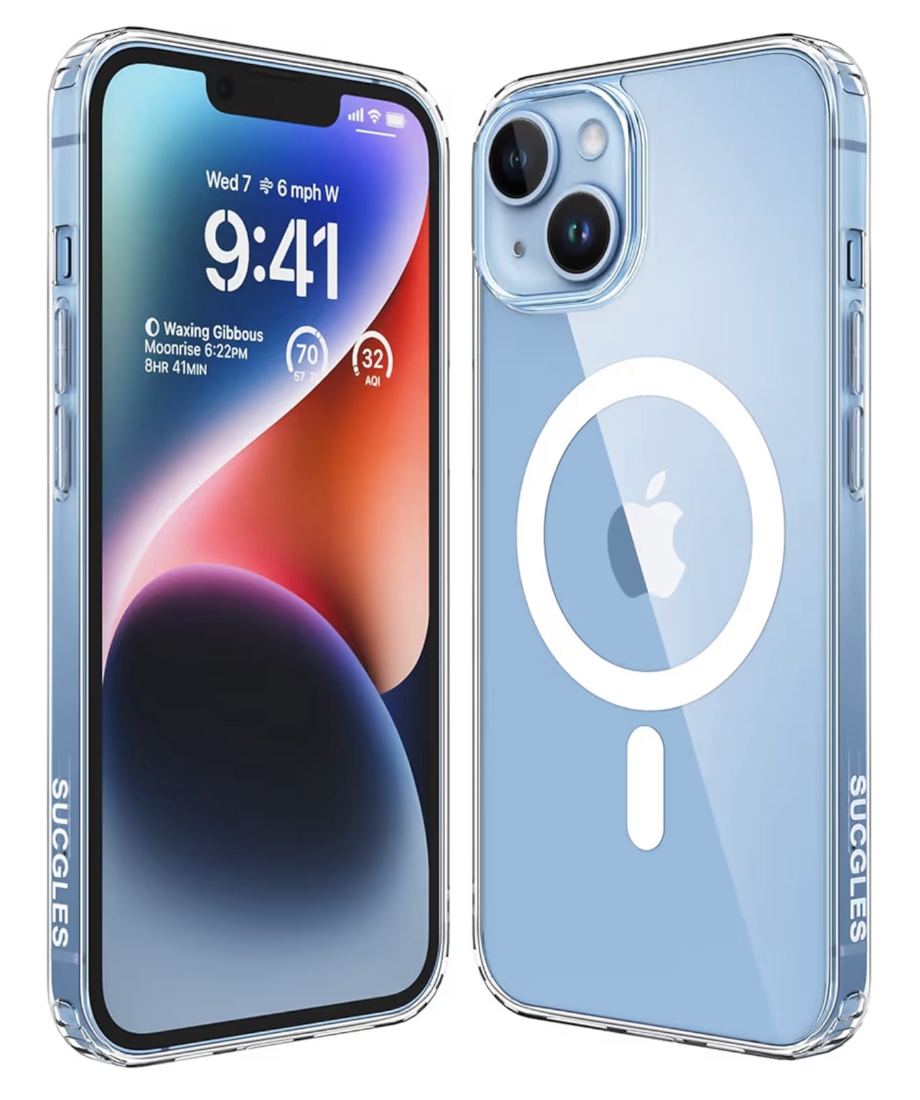 Apple Clear cobertor con MagSafe de iPhone 14 Plus Transparente