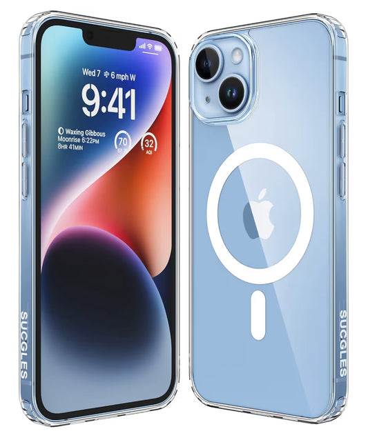 Apple Clear cobertor con MagSafe de iPhone 14 Plus Transparente