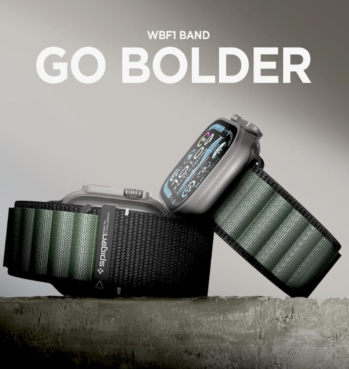 Spigen WBF1 - Banda de Apple Watch Serie (49/46/45/44 mm)