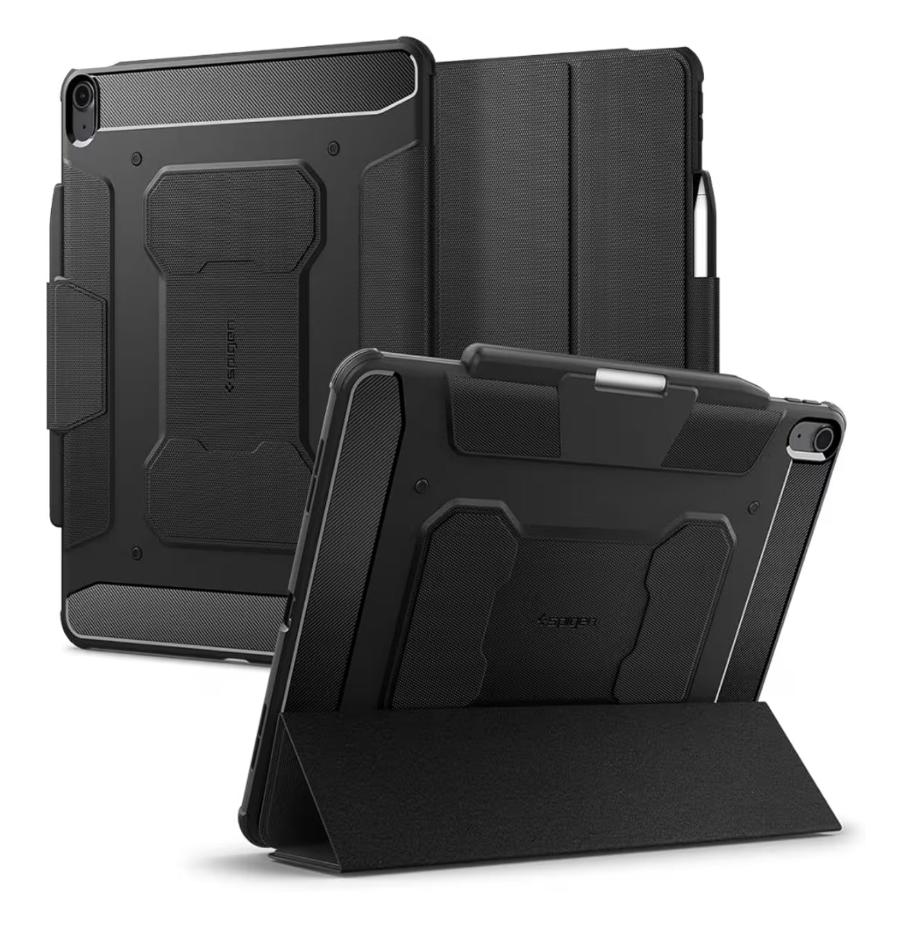 Spigen cobertor de iPad Air 13 Pulgadas RUGGED Armor en Negro