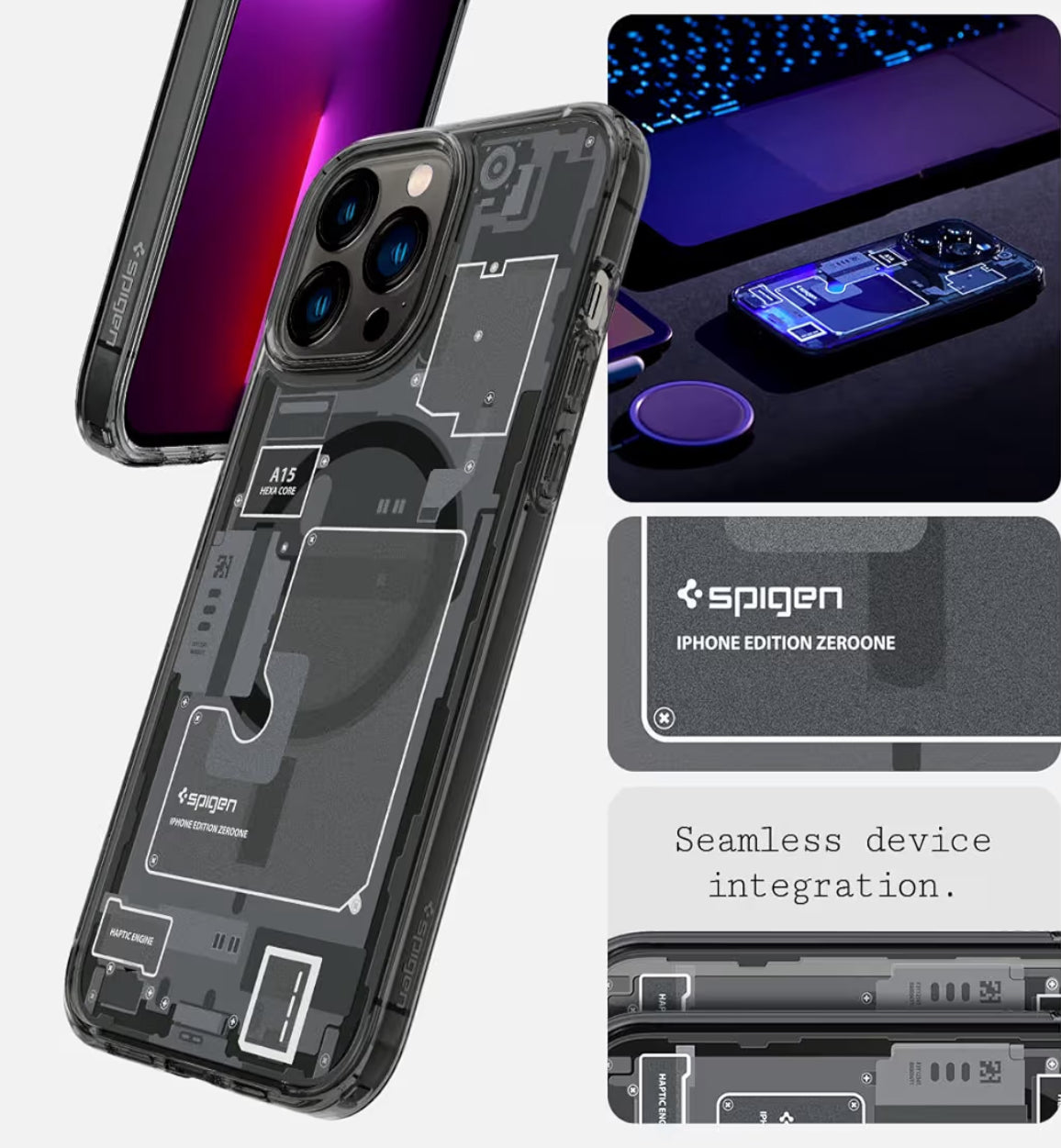 Spigen Ultra Hybrid cobertor de iPhone 13 Pro Max - Zero One