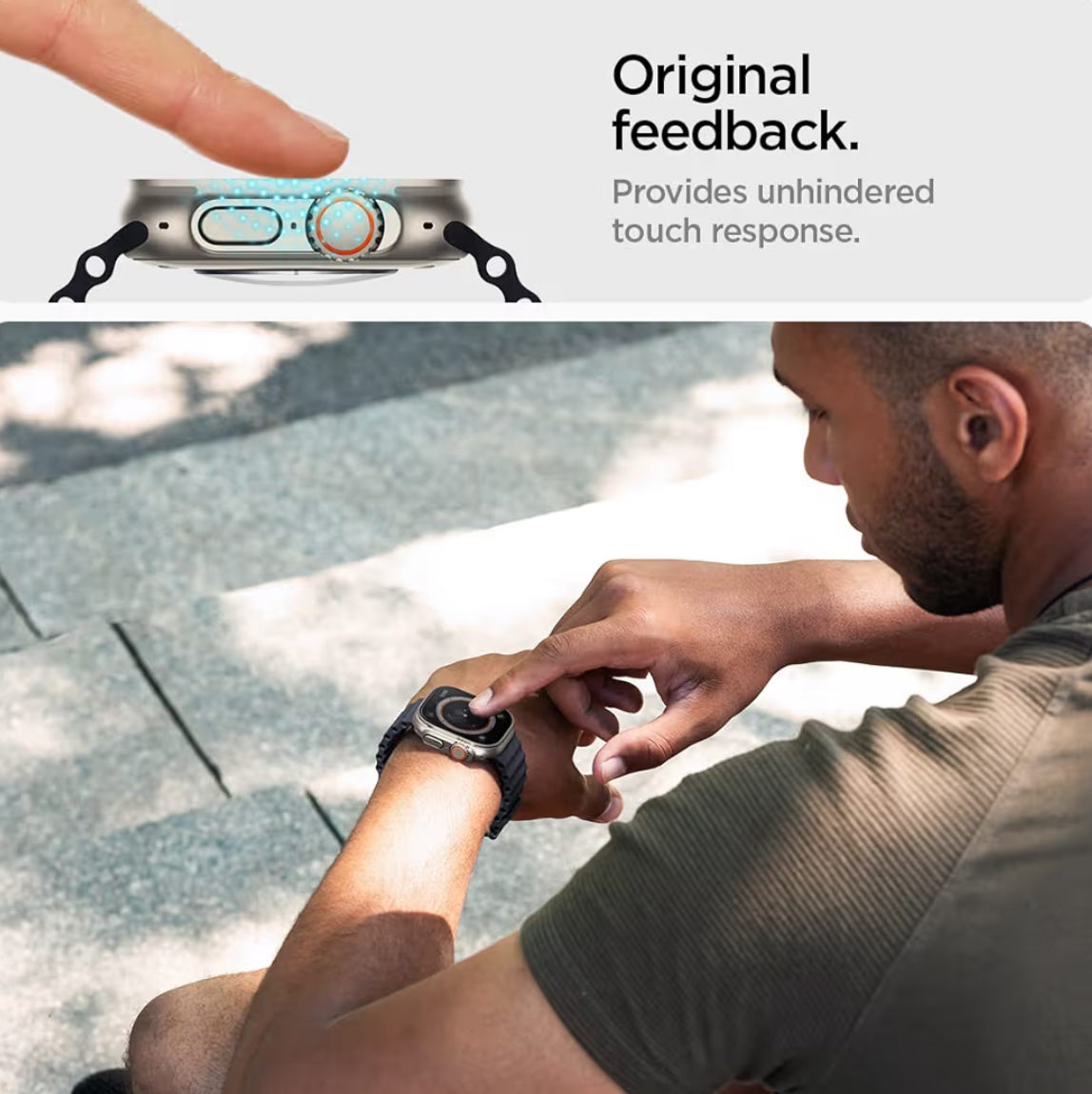 Spigen vidrio templado para Apple Watch Serie (49 mm)