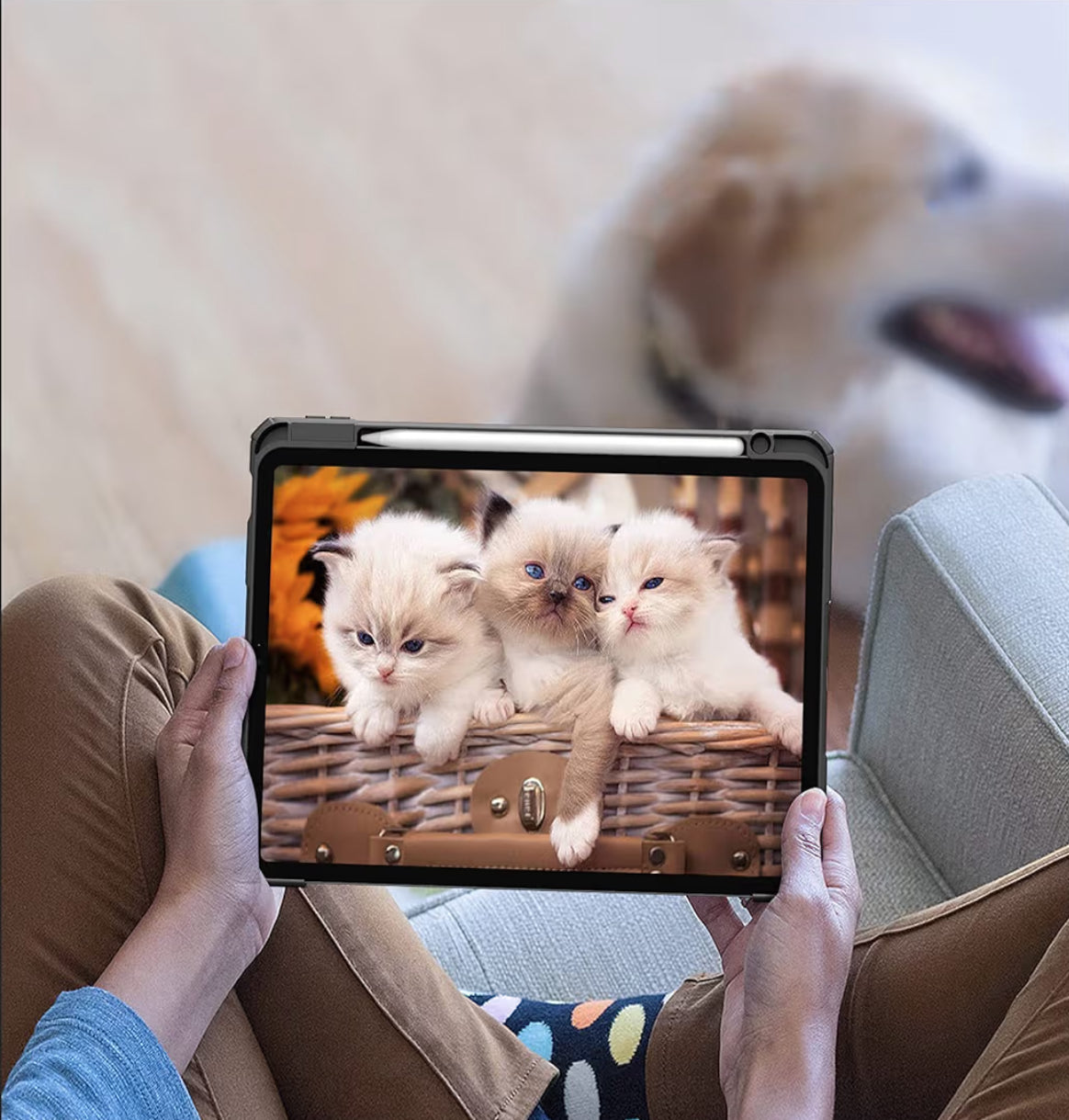 Fintie cobertor de iPad Air 11 - Pulgadas/Air 5/4 10.9 pulgadas - Color Negro