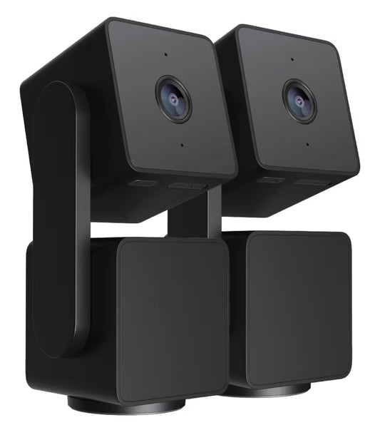 WYZE Cam Pan v3 IP65 1080P 360° Pan/Tilt/Zoom WiFi Cámara de seguridad inteligente para el hogar, seguimiento de movimiento para bebé/mascota, visión nocturna a color, funciona con Alexa y Google