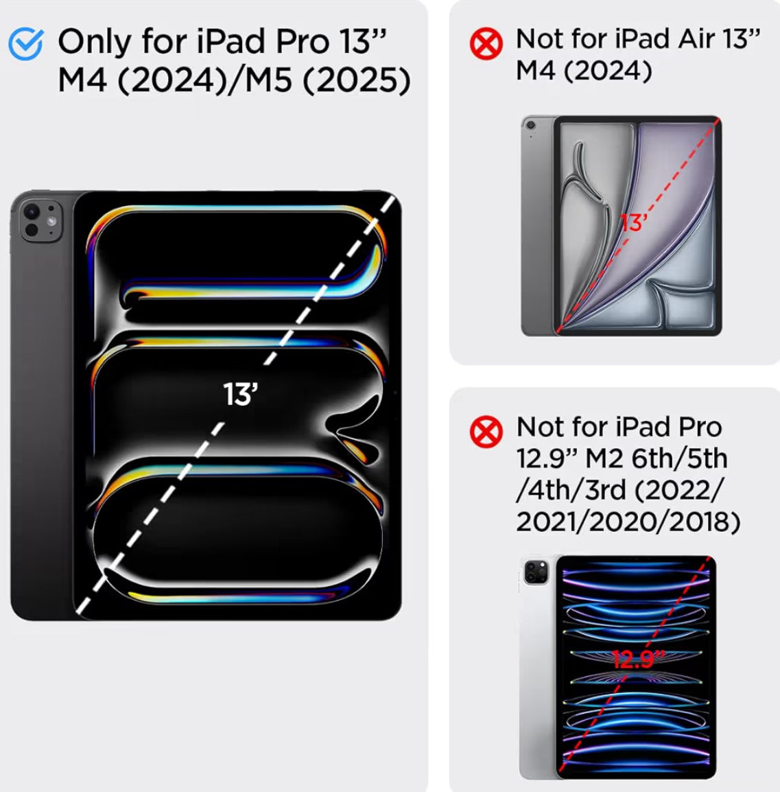 Spigen EZ FIT Vidrio templado de iPad Pro 13