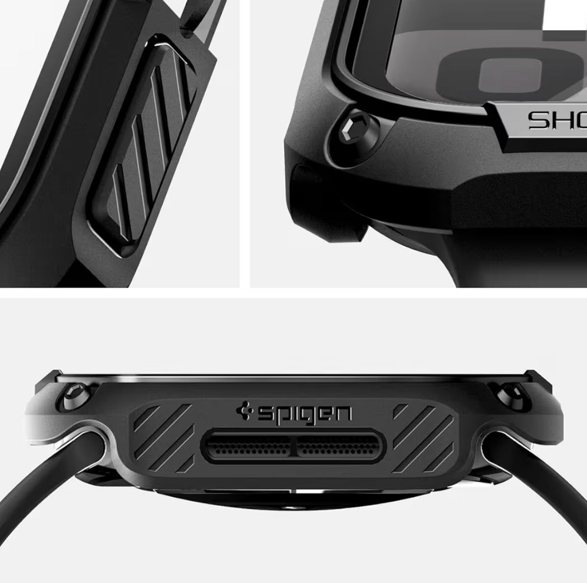 Spigen Tough Armor Funda + Vidrio Templado Diseñado para Apple Watch Serie 10/11 46 mm
