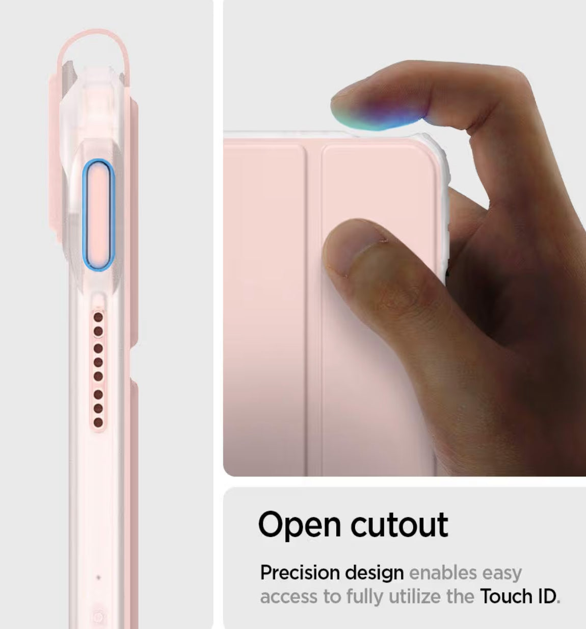 Spigen cobertor para iPad Air de 11 pulgadas M3/M2 (2025-2024), funda de 10.9 pulgadas de 5ª/4ª generación