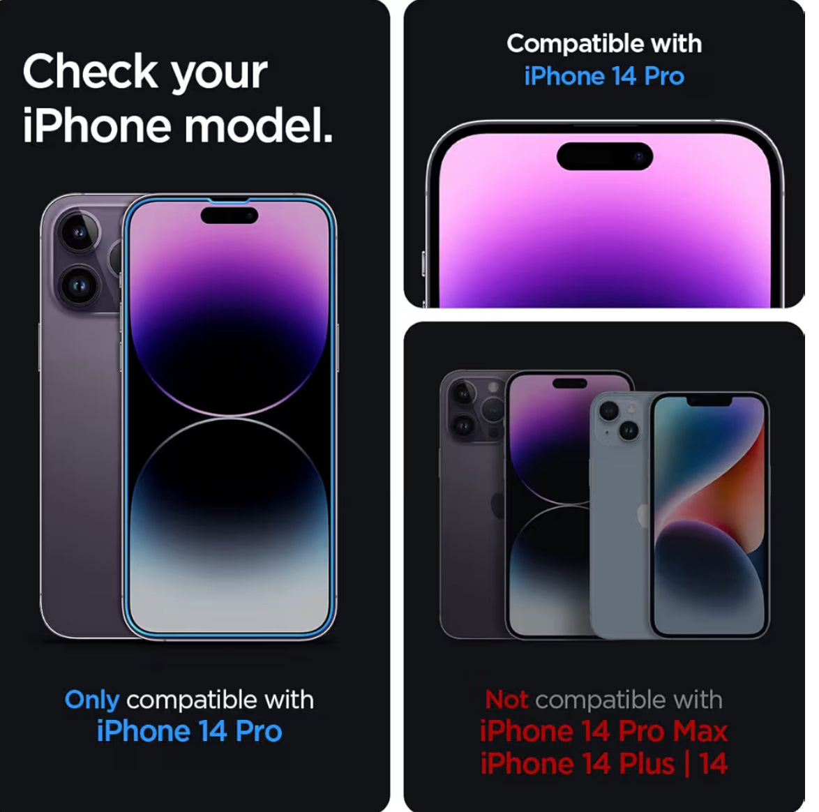 Spigen Vidrio Templado para iPhone 14 Pro