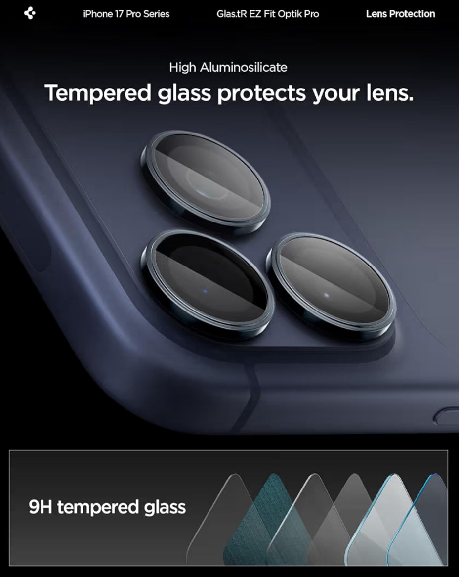 Spigen Lentes de iPhone 17/16/15/14 Pro Max - 17/16/15/14 Pro