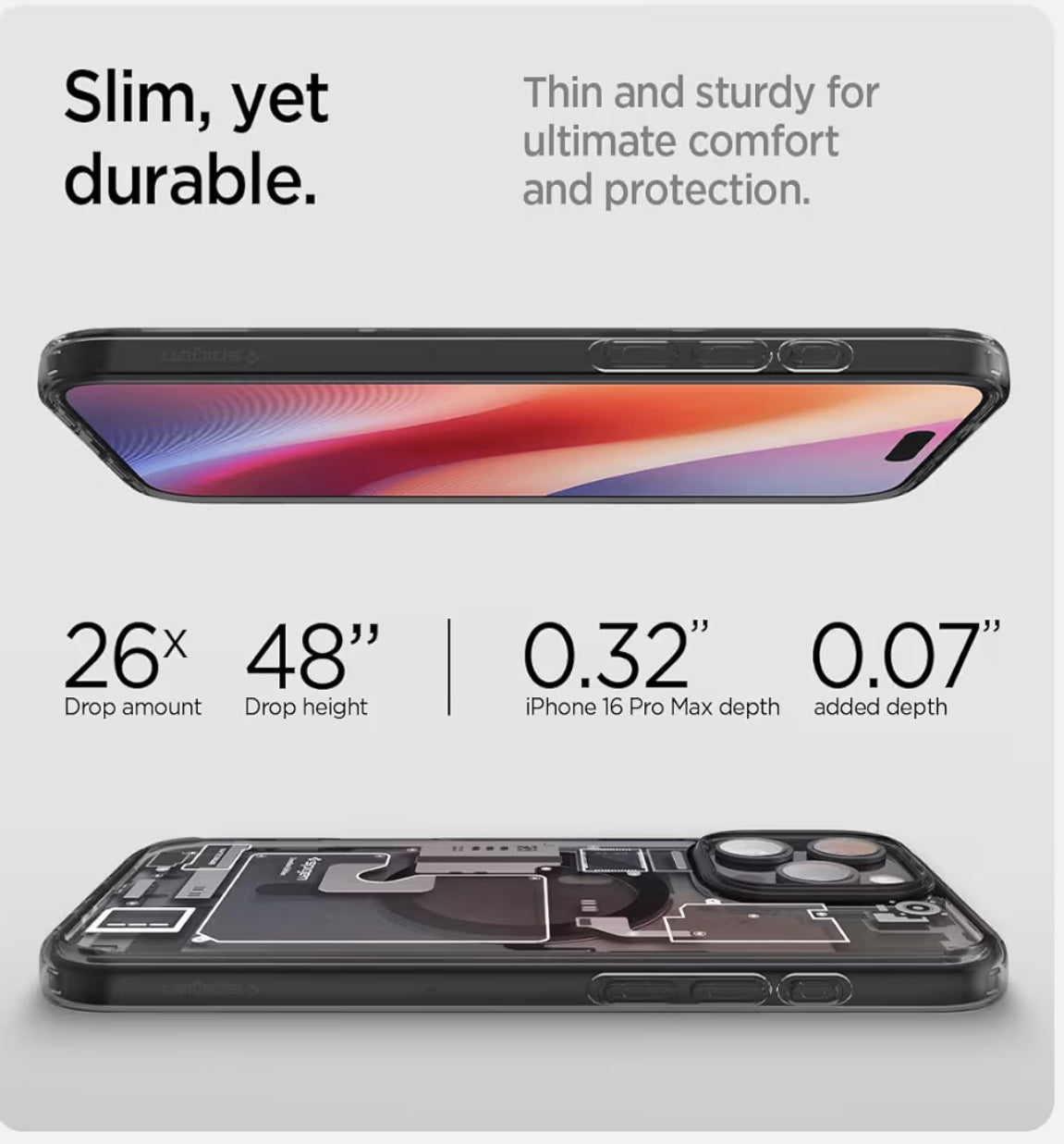 Spigen Cobertor Ultra Hybrid - Zero One iPhone 16 Pro Max