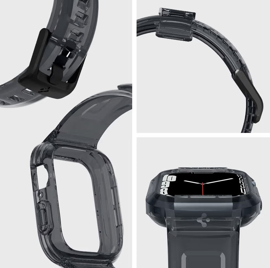 Spigen Rugged Armor Pro Funda + Banda de Apple Watch Serie        (45/44 mm)