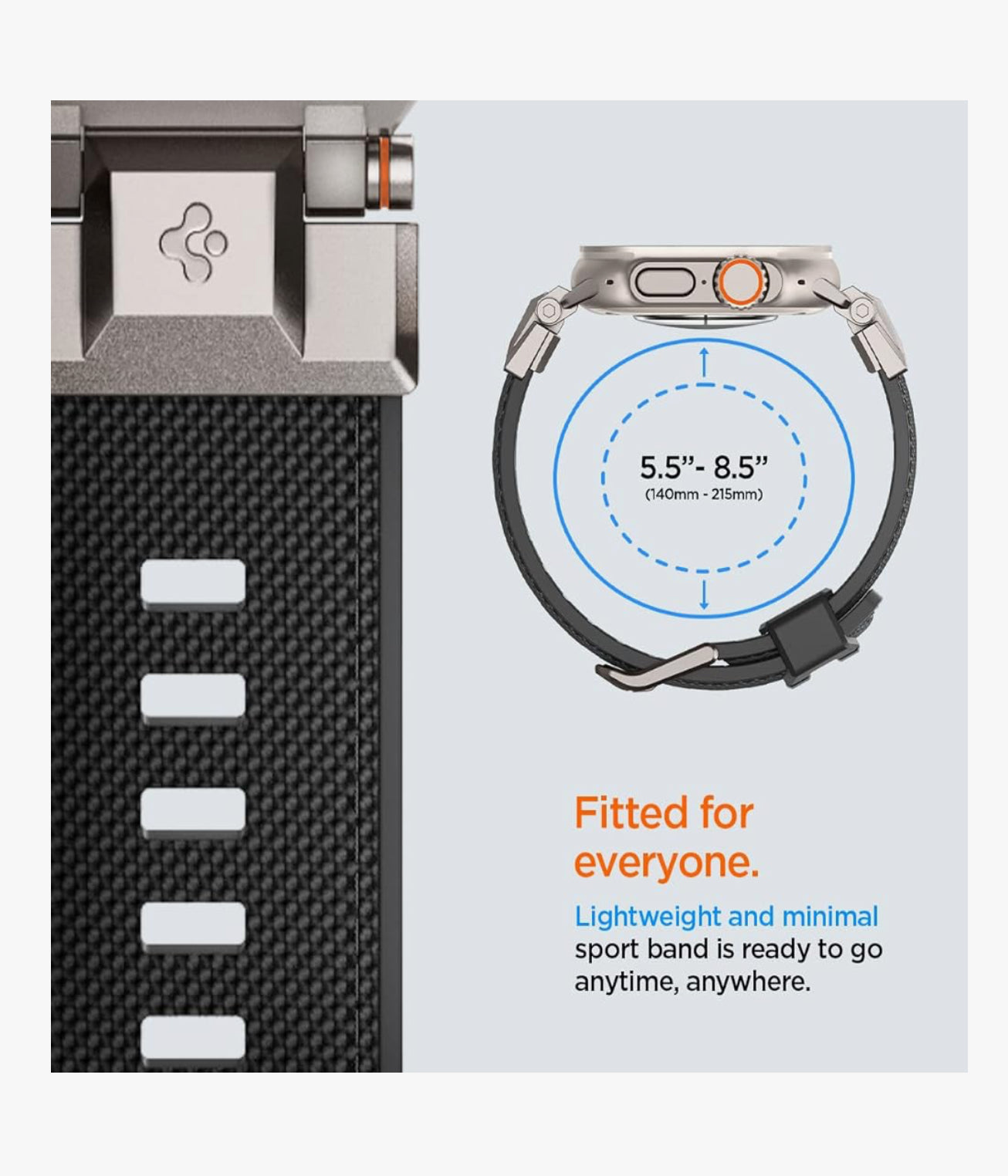 Spigen Banda de Apple Watch Titanio Serie (49/45/44/42 mm)