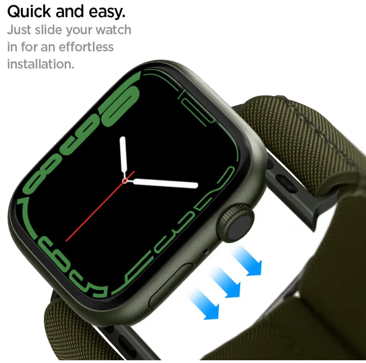 Spigen Lite Fit Banda de Apple Watch compatible con Ultra 2/1 Serie (49/46/45/44 mm)