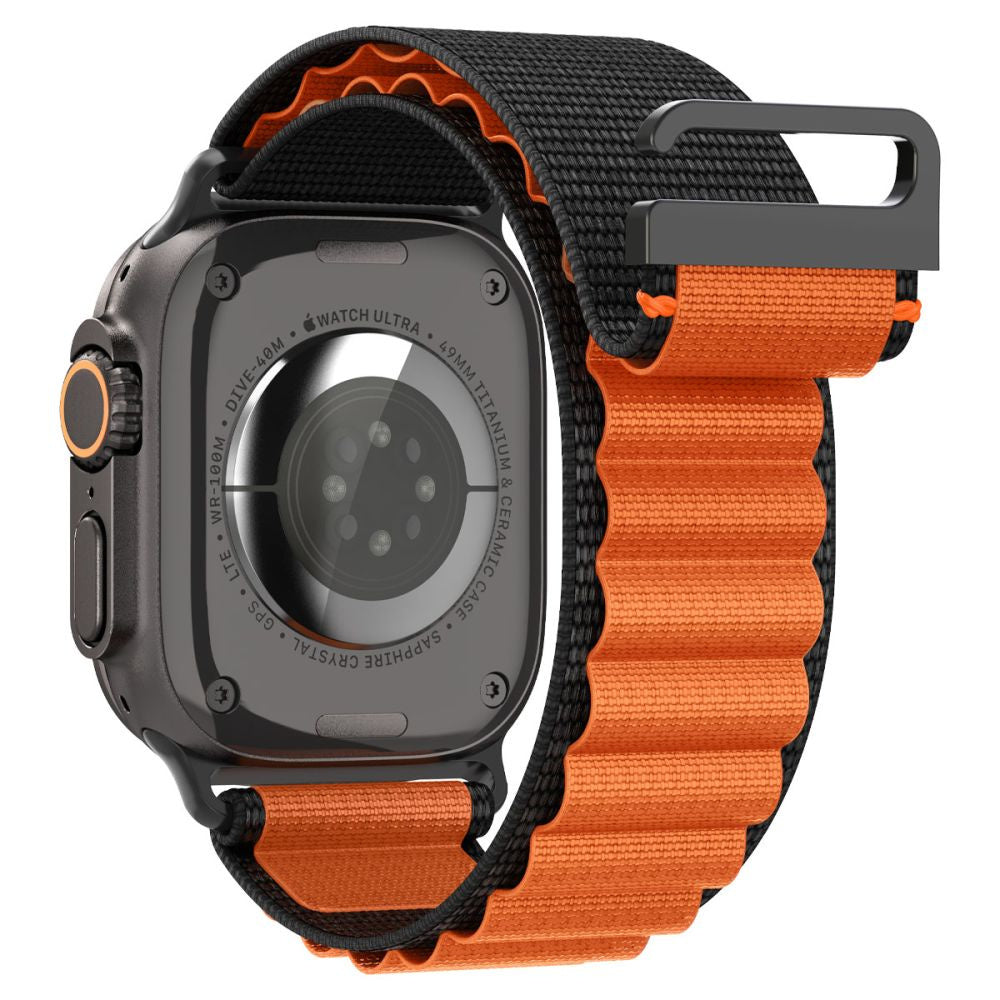 Spigen WBF1 Banda de Apple Watch (49/46/45/44 mm) Negro Naranja