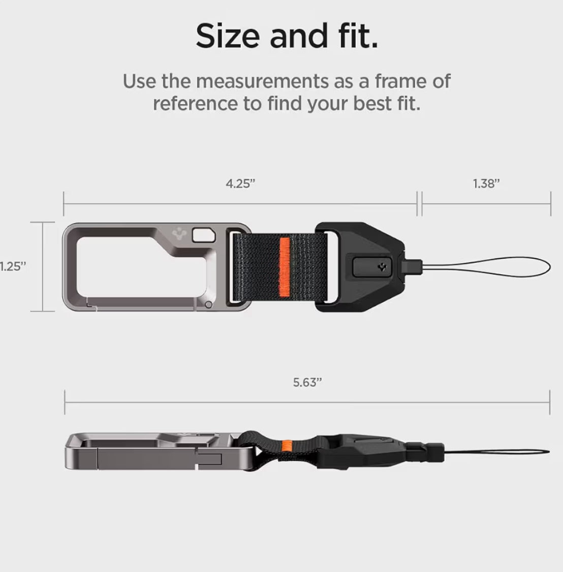 Spigen cordón para AirPods Pro 3/2 Mosquetón