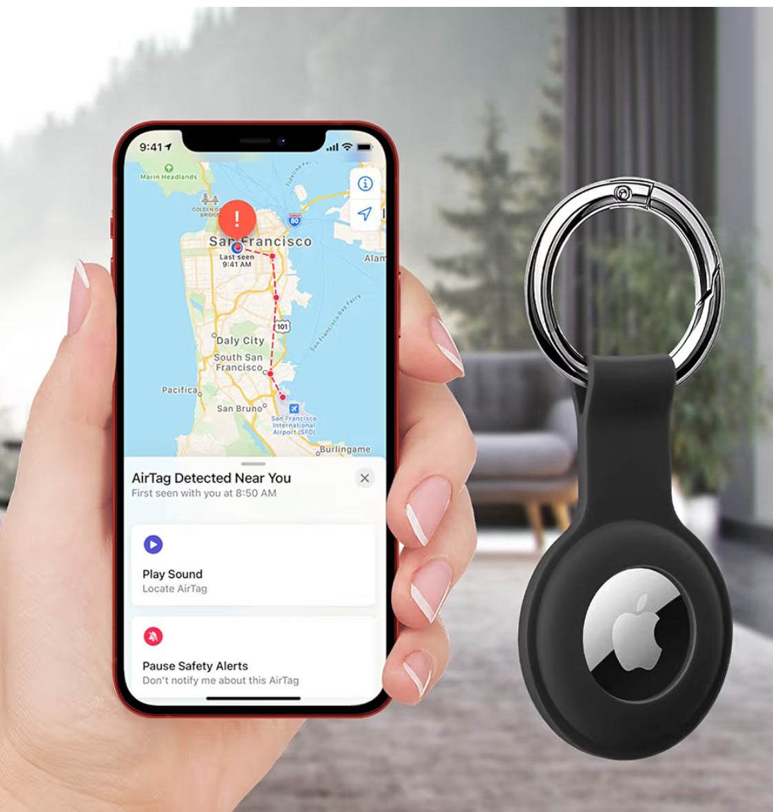 Llavero AirTag de Silicone