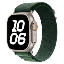 Apple Banda Alpine Loop Verde Oscuro para (49/46/45/44)